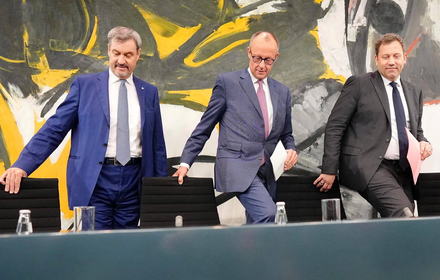 Die lange schwarz-rote Prioritätenliste